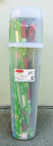 Rubbermaid Gift Wrap Storage Container and Gift Wrap
