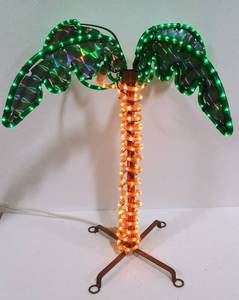 Rope Light Palm Tree Lamp