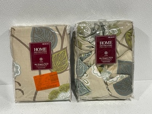 2 84 Floral Drapery Panels