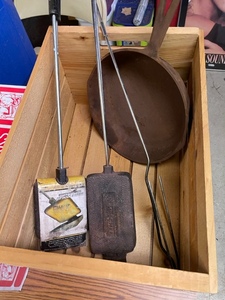 Cast Iron PanGriddle and Camping Items
