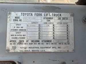 Toyota Fork Lift Truck