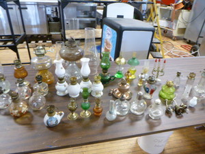 Lot of Oil Lamps