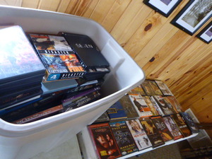 DVD Movies in Tote