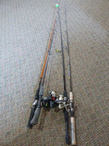 4 Rods and 3 Reels