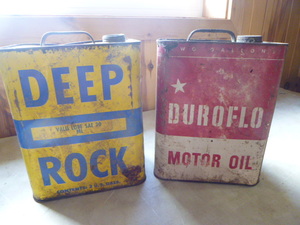 2 Vintage Gas Cans