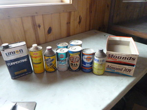 Variety of Vintage Cans