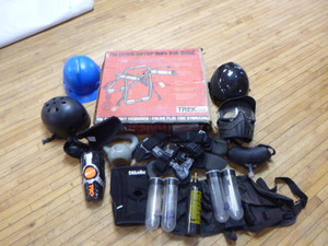 Paint Ball Equipment and Bicycle Carrier