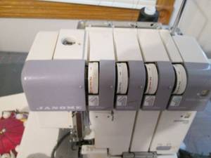 lot 2 image: Janome my lock serging machine...