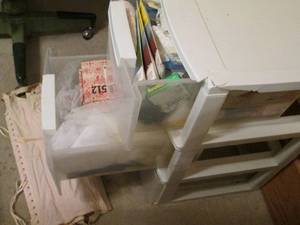 lot 25 image: 3 Drawer storage of lace and and ot...