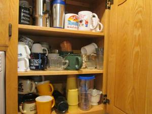 lot 54 image: Large lot of coffee mugs and other ...