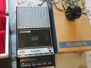 lot 82 image: Tape player with original box and t...
