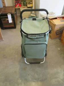 lot 165 image: Up cart with canvas bag and extenda...