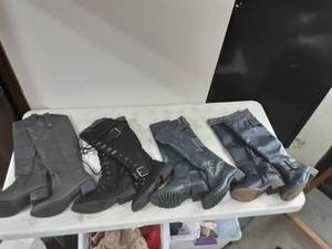 4-Pair Womens Boots Size 6
