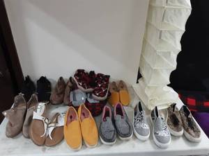 Womens Shoes Size 8 & Closet Shoe Organizer