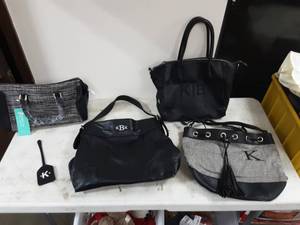 Vegan Leather Monogram Purses