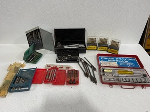 lot 10 image: Drill Bits, Socket Set, and More