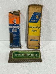 lot 17 image: Vintage Sharpening Stones