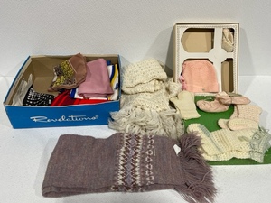 lot 21 image: Vintage Baby Cap, Sock, and More