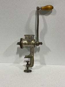 lot 62 image: Climax Table Mount Meat Grinder