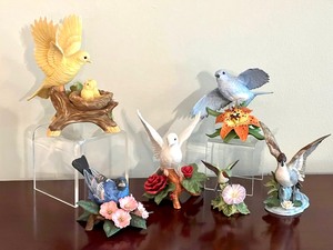 Collection of Porcelain Lenox Bird Figurines