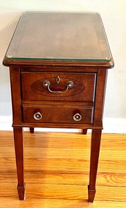 Very Nice Two Drawer Accent Table by Hekman