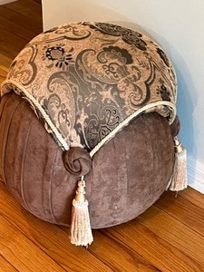 Charming Upholstered Footstool