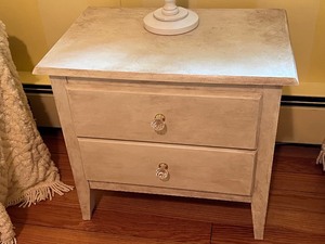 Painted Bedside Accent Table