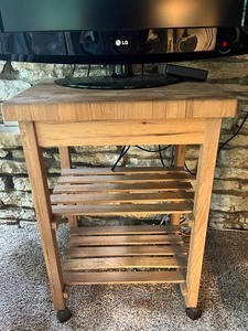 Butcher Block Cart