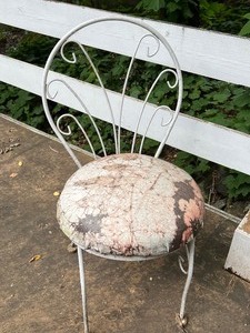Single Vintage Metal Chair