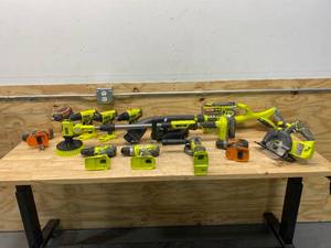 lot 99 image: RYOBIRIDGID Non-Working Cordless Tools