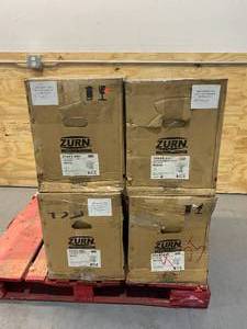lot 107 image: ZURN Lot of 4- Elongated Toilet Bowls in White (toilet seat not included)