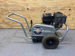 lot 108 image: SIMPSON Water Blaster 4200 PSI 4.0 GPM Gas Cold Water Pressure Washer with HONDA GX390 Engine