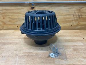 lot 17 image: ZURN ZC121-4NH 12In Dia Roof Drain w CI Dome