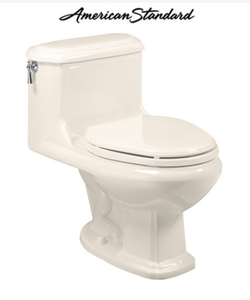 lot 20 image: AMERICAN STANDARD 2038016.222 Antiquity One-Piece Elongated Toilet (Linen)