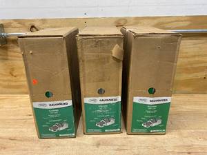 lot 23 image: UNION CORRUGATING COMPANY Lot of 3 Cases of- 14-in x 25-ft Galvanized Steel Roll Flashing (2 Rolls Per Case)