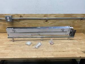 lot 112 image: KOHLER K-98344-CP Awaken Deluxe 36-Inch Slide Bar with Integral Water Supply, Polished Chrome, 6.00L x 3.25W x 45.00H