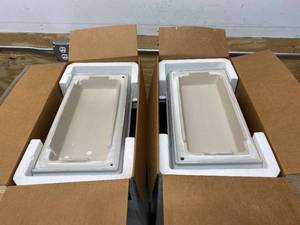 lot 116 image: KOHLER Lot of 2- K-4492-95 Memoirs Toilet Tank with Stately Design Ice Grey