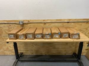 lot 56 image: QUALITY PIPE PRODUCTS Lot of 8 Boxes of- 1 x 17 Standard Black Nipples (20 per box)