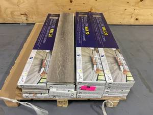 lot 14 image: European Collection FC29151-3 Lot of 14 Boxes of Rigid Core Max 20 Waterproof Stone Composite Flooring (332  Sq Ft)
