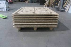 8 - Pressed Wood Pallet - 48 x 40 (8 pallets total)