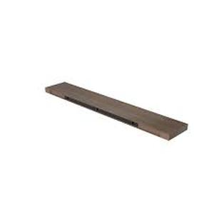 lot 42 image: inPlace 60 in. W x 10.2 in. D x 2 in. H Driftwood Gray Oak Extended Size Floating Shelf
