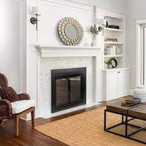 lot 51 image: Pleasant Hearth Ascot Medium Glass Fireplace Doors