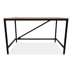 lot 74 image: Alera Industrial Series Table Desk - 47.25W x 23.63D x 29.5H, Modern Walnut