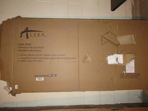 lot 69 image: Alera Valencia Series Straight Front Desk Shell, Rectangular, ALEVA216630ES-Mahogony