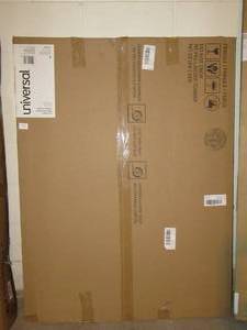 lot 73 image: Universal 43604 Cork Bulletin Board 48 X 36, Natural Oak-Finished Wood Frame