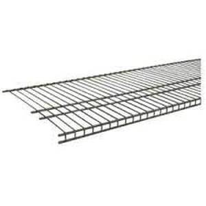 lot 85 image: ClosetMaid SuperSlide 72 in. W x 12 in. D Nickel Ventilated Wire Shelf