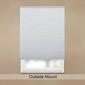 lot 97 image: Home Decorators Collection Snow Drift Cordless Light Filtering Cellular Shade - 35 in. W x 72 in. L