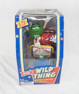 lot 91 image: New M and Ms Candy Dispenser - Limited Edition Wild Thing Roller Coaster