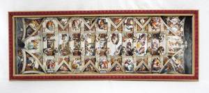 lot 98 image: Framed Sistine Chapel Print