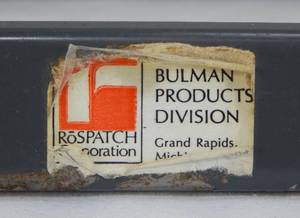 lot 2 image: Vintage Bulman Products Rolled Materials Dispenser
